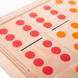 Bigjigs jumbo wooden dominoes, imported from the UK