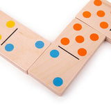 Bigjigs jumbo wooden dominoes, imported from the UK