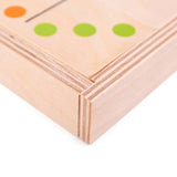 Bigjigs jumbo wooden dominoes, imported from the UK