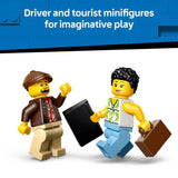 LEGO City Yellow Taxi building set with minifigures, imported from the UK