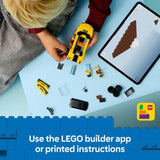LEGO City Yellow Taxi building set with minifigures, imported from the UK