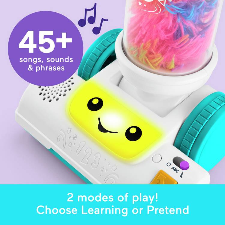 Fisher-Price Laugh & Learn 2-in-1 Vacuum toddler musical toy (British brand)
