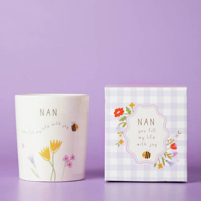 Argos Widdop Love Life Nan Ceramic Message Candle 190g- Buy online at McGrocer