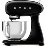 Smeg SMF05BLUK black stand mixer with 4.8 litre bowl, imported from the UK
