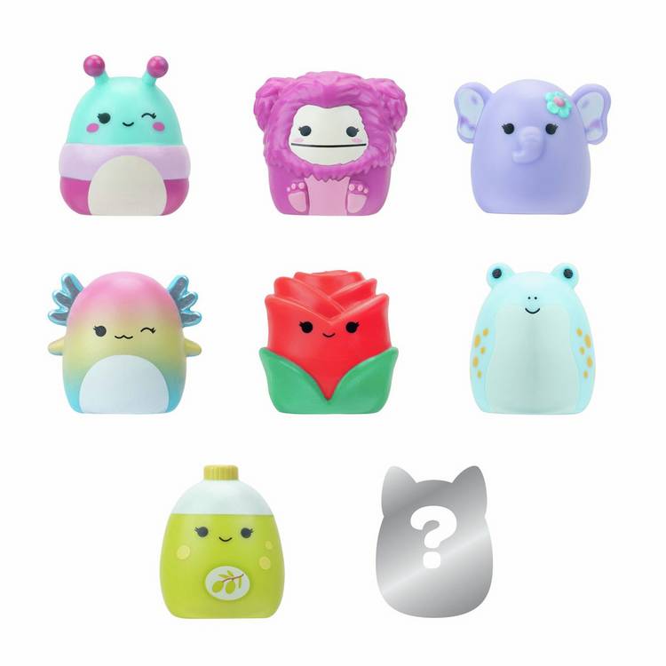 Squish-a-longs 8-pack mini collectible figures with accessories - British product