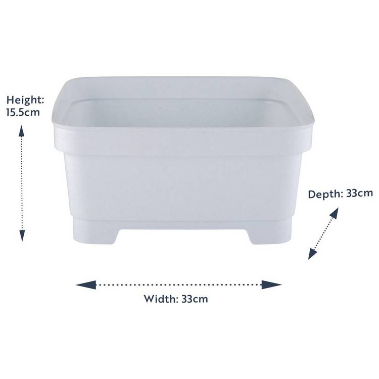 Minky washing up bowl grey 11L, imported from the UK