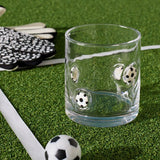 Argos Home football glass tumbler 400ml, UK version