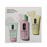 Clinique 3-Step Intro Kit mini skincare set, imported from the UK