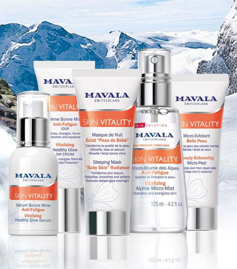 Mavala Skin Vitality Beauty Enhancing Micro-Peel facial scrub 65ml, imported from the UK