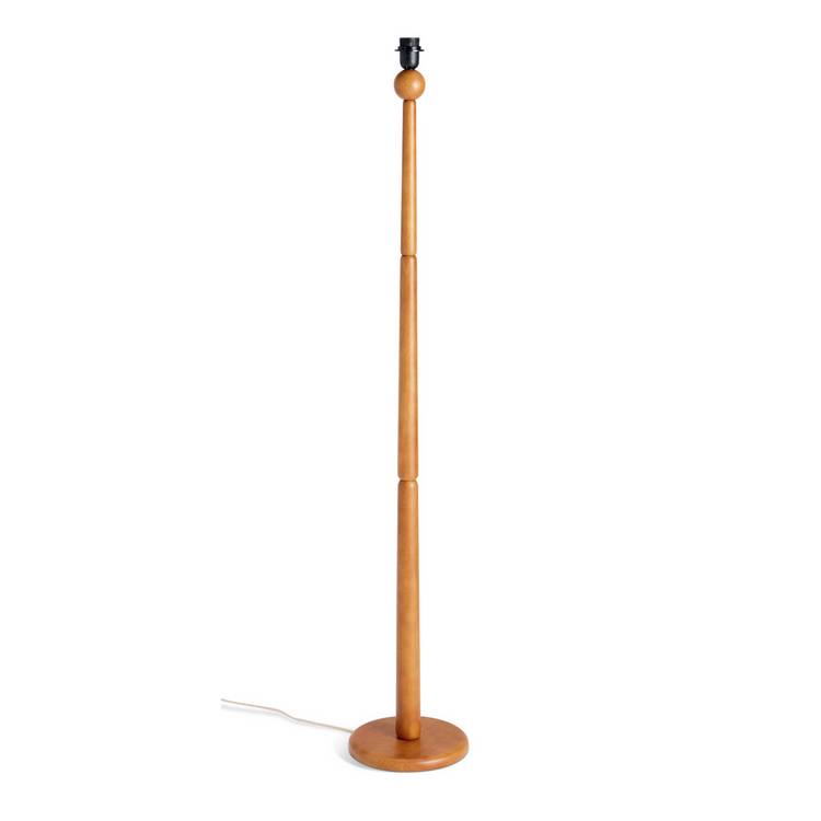 Habitat Teo floor lamp base walnut - British product