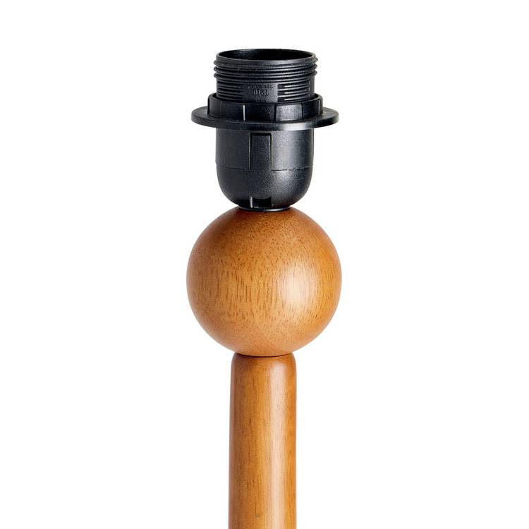 Habitat Teo floor lamp base walnut - British product