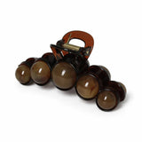 Freedom large brown bubble hair claw - British product