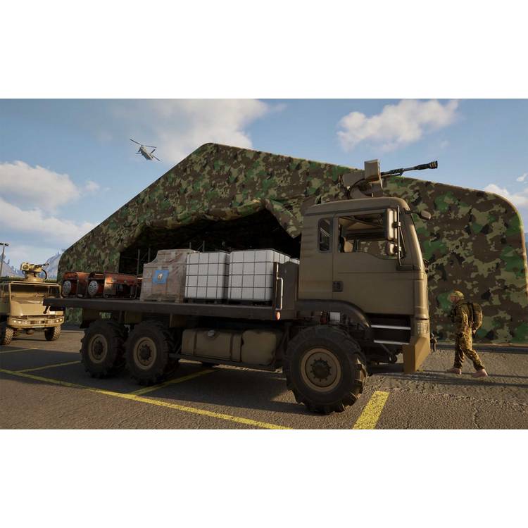 Military Logistics Simulator PS5 game disc (British brand)