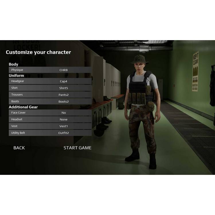 Military Logistics Simulator PS5 game disc (British brand)