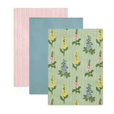Argos Home floral stripe tea towels pack of 3, UK version