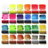 Reeves watercolour 24 pans with aqua brush tin set, UK version