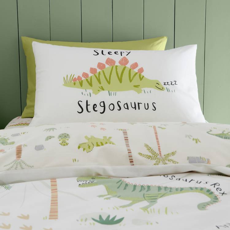 Catherine Lansfield kids bedding set Sleepy Dino single (British brand)