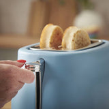 Russell Hobbs 2 slice toaster in retro blue, UK version