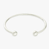 Revere sterling silver twisted torque bangle, imported from the UK