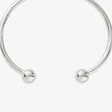 Revere sterling silver twisted torque bangle, imported from the UK