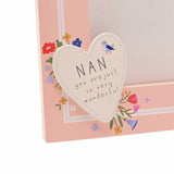 Widdop Love Life heart photo frame 6x4 inch - British product
