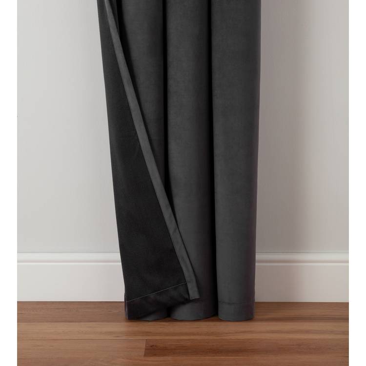 Habitat dimout eyelet curtains grey 168x183cm, UK version