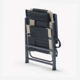 Decathlon reclining camping chair steel frame - British product