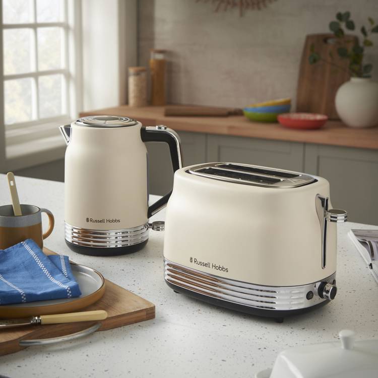 Russell Hobbs Hanley white 2 slice toaster (British brand)