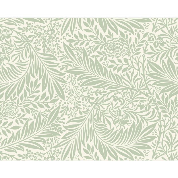 Origin Murals Trailing Ferns Sage Green wall mural (British brand)