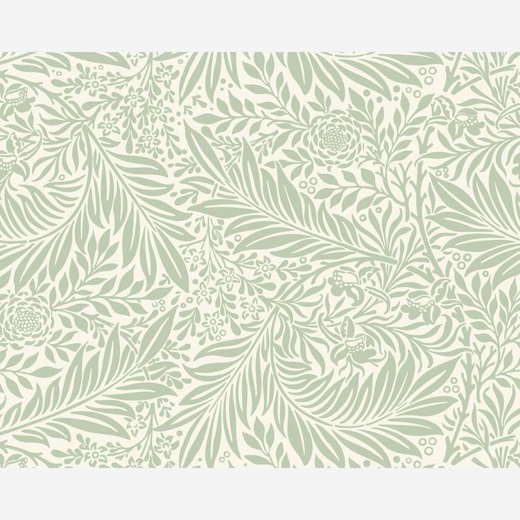 Origin Murals Trailing Ferns Sage Green wall mural (British brand)
