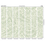 Origin Murals Trailing Ferns Sage Green wall mural (British brand)