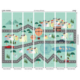 Origin Murals Mini Adventure multicolour wall mural, imported from the UK