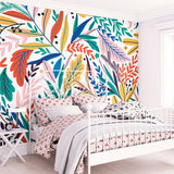 Argos Origin Murals Patterned Leaves Multicolour Wall Mural 50cm x 19.6m- Buy online at McGrocer