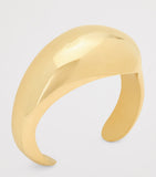 Saint Laurent brass teardrop dome cuff, UK version
