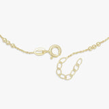 Revere 9ct gold plated starfish anklet 25.5cm (British brand)