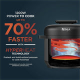 Ninja HyperHeat 9-in-1 pressure cooker 6L black, UK version