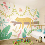 Argos Origin Murals Sleeping Jungle Leopard Green Wall Mural 50cm x 19.6m- Buy online at McGrocer