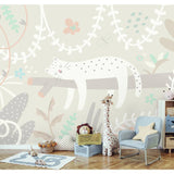 Argos Origin Murals Sleeping Jungle Leopard Grey Wall Mural- Buy online at McGrocer