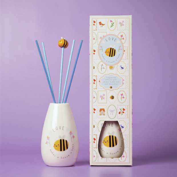 Widdop Love Life ceramic reed diffuser 100ml, UK version