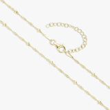 Revere 9ct gold plated Singapore necklace 46cm, imported from the UK