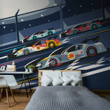 Argos Origin Murals Sports Cars Navy Blue Wall Mural 50cm x 19.6m- Buy online at McGrocer