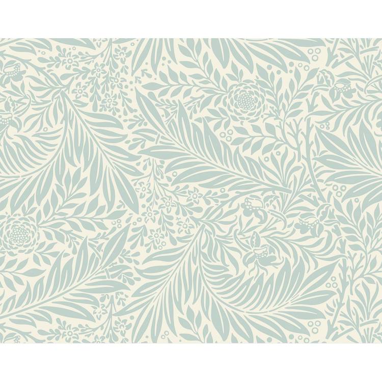 Origin Murals Trailing Ferns Duck Egg wall mural roll, UK version