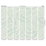 Origin Murals Trailing Ferns Duck Egg wall mural roll, UK version