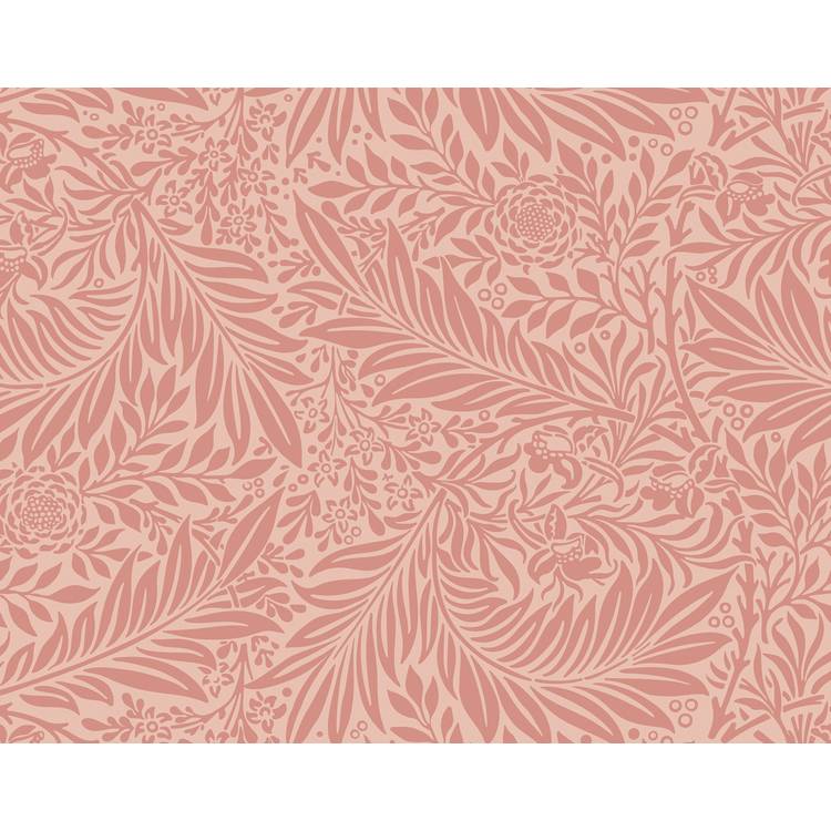 Origin Murals trailing ferns warm coral wall mural - British product