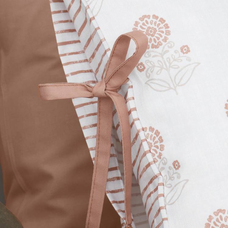 Pineapple Elephant double duvet set woodblock floral imported from the UK