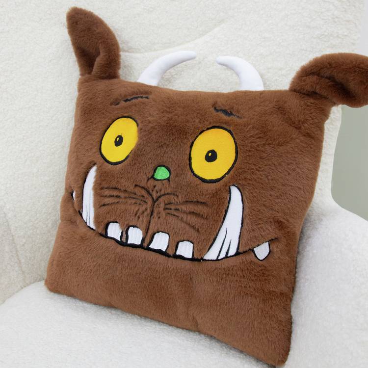 The Gruffalo 3D character cushion brown 35x35cm - British product