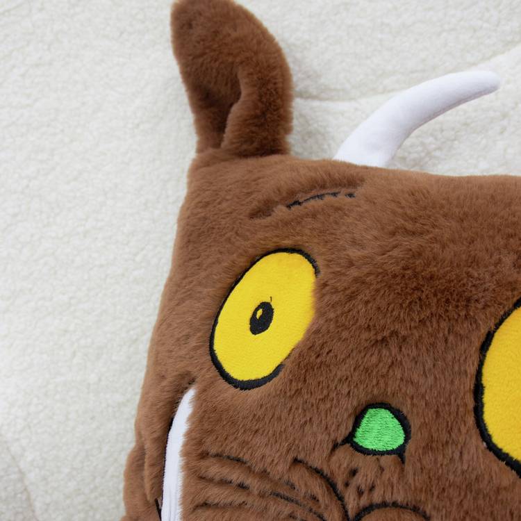 The Gruffalo 3D character cushion brown 35x35cm - British product