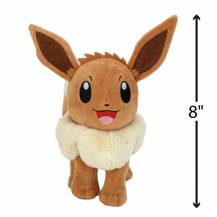 Pokémon Eevee soft toy 8 inch, imported from the UK