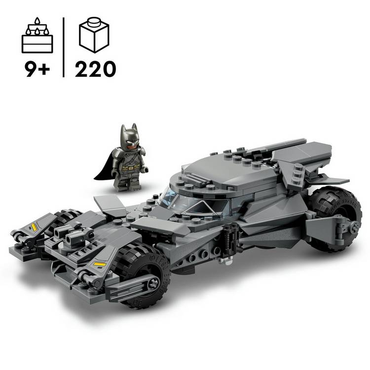LEGO Batmobile 76331 toy set, imported from the UK