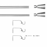 Argos Home satin nickel curtain pole with trumpet finials 120-210cm, UK version
